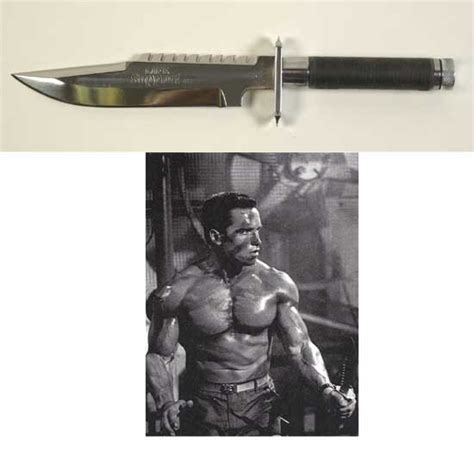 Arnold Schwarzenegger Knife From Commando Lot 560