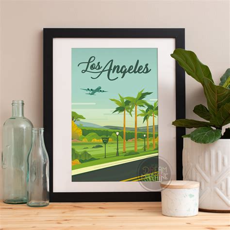 Los Angeles Print, Los Angeles Skyline, Los Angeles Art, Los Angeles Poster, Los Angeles 
