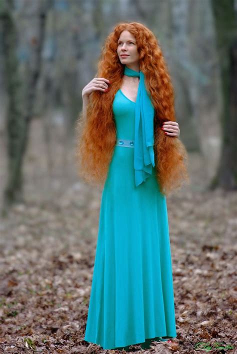 Russian Redhead Beauty Christine Vanilar Beautiful Red Hair Long