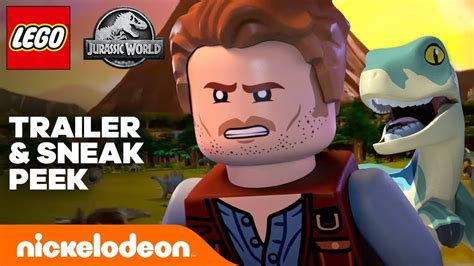 Lego Jurassic World 🦕 Official Trailer Sneak Peek Nick Youtube