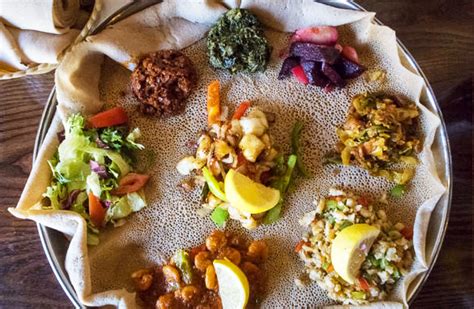 Ethiopian Food Ethiopian Cuisine Injera Spices And