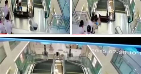 Woman Dies In Escalator Collapse But Manages To Save Son Now To Love
