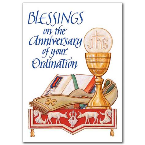 Anniversary Of Ordination Card St Patricks Guild
