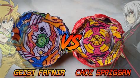 Geist Fafnir Vs Choz Spriggan Batalha Youtube