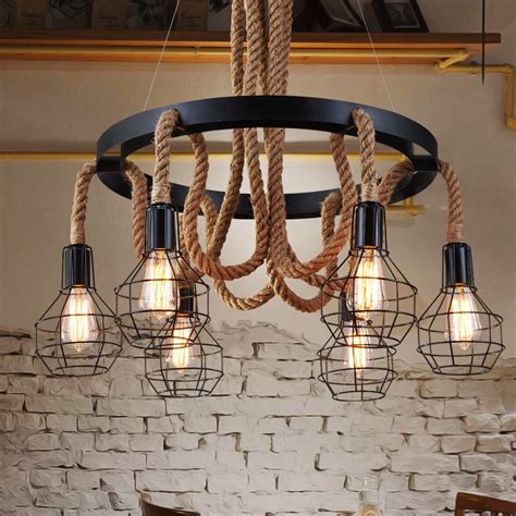 Vintage Pendant Lights Iron Loft Lamps Nordic Retro Light Industrial