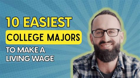 10 Easiest College Majors That Will Make You A Living Wage