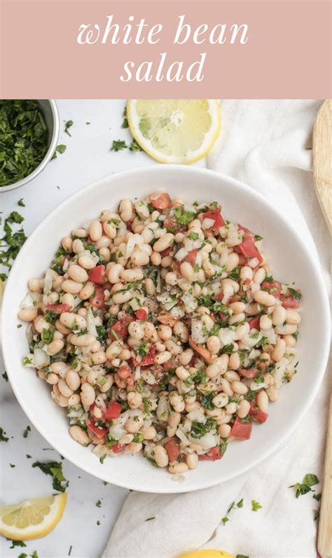 White Bean Salad Easy Healthy Recipes
