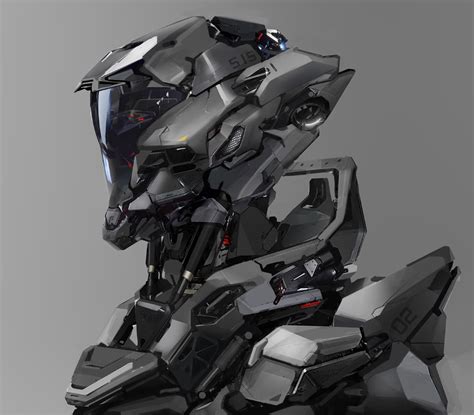 Artstation 101219 Aaron De Leon🤖 Armor Concept Robots Concept