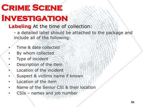 Ppt Crime Scene Investigation Powerpoint Presentation Id5790052