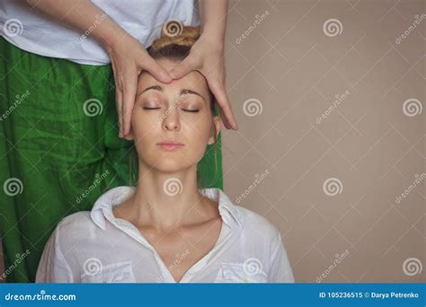 Young Woman Having Massage Treatment Stock Image Image Of Care Back