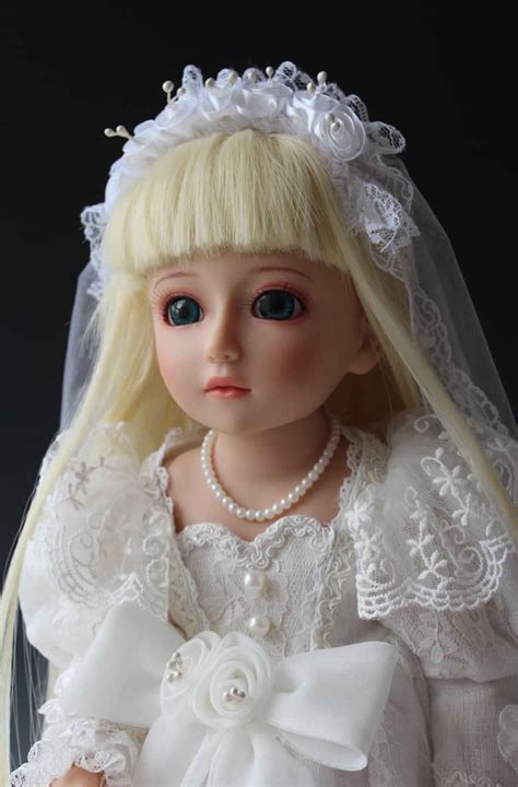 Buy 18 Inch Realistic Vinyl Sd Bjd Bride Dolls