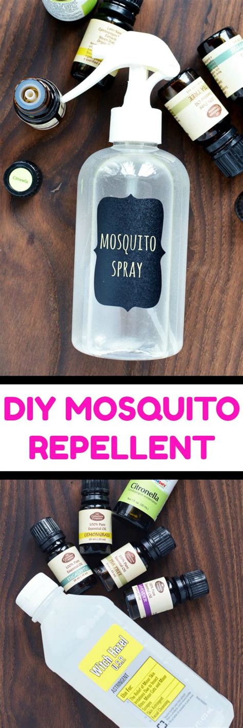 Diy Mosquito Repellent Spray Homemade Bug Spray Recipe Diy