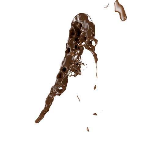 Chocolate Splash White Transparent Brown Chocolate Splash Chocolate