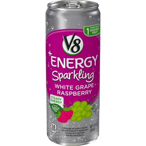 V8 Energy Sparkling Healthy Energy Drink Natural Energy From Tea