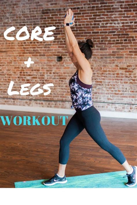 Core And Leg Burning Workout The Fitnessista Legs Workout Core Workout Videos Workout