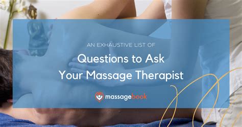 Questions To Ask Your Massage Therapist