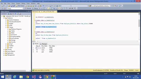 33sql Server Tutorial Hindiintroduction To Views Youtube