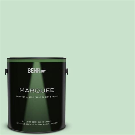 Behr Marquee 1 Gal M410 2 Wishful Green Semi Gloss Enamel Exterior