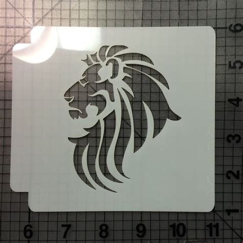 Lion 101 Stencil Lion Stencil Animal Stencil Art
