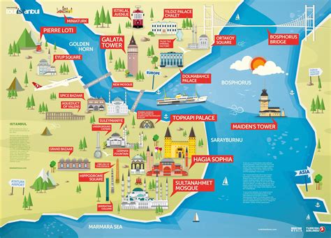 Istanbul Tourist Attractions Map Pdf Updated → 2024