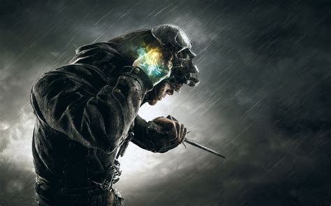 Dishonored Corvo Skull Mask Hd Games 4k Wallpapers