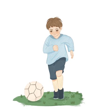 Boy Playing Football Png Image Little Boy Playing Football Football
