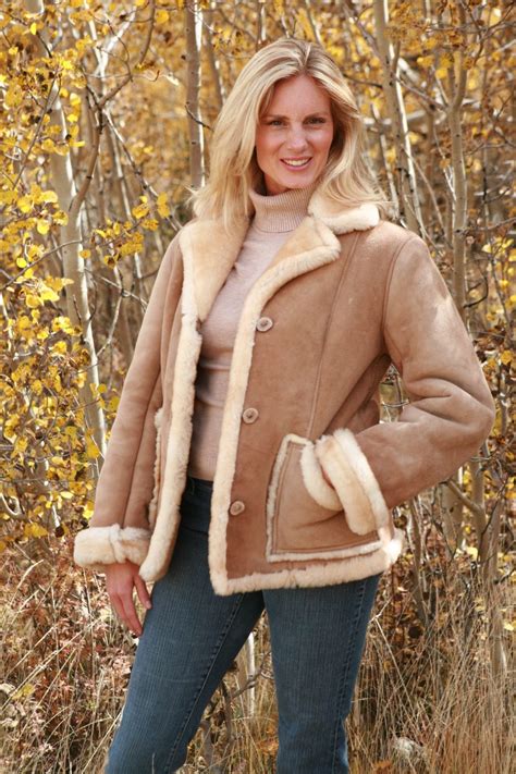 Shearling Coat For Women Custom Sheepskin Jacketthe Sheepherder