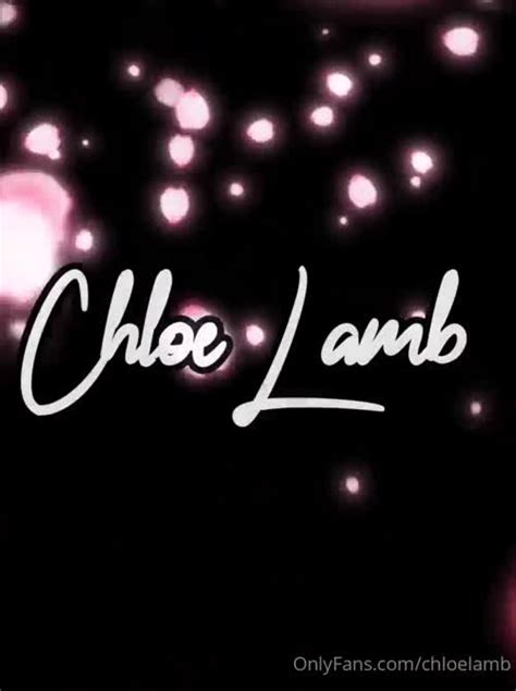 Chloe Lamb Chloerlamb Onlyfans Leaked Naked Video Banned Sex Tapes