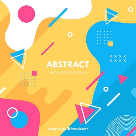 Premium Vector Abstract Background With Geometric Design