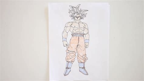 How To Draw Ultra Instinct Goku From Dragonball Super Draw With Richie