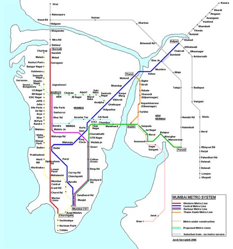 Mumbai Metro Map ~ World Of Map