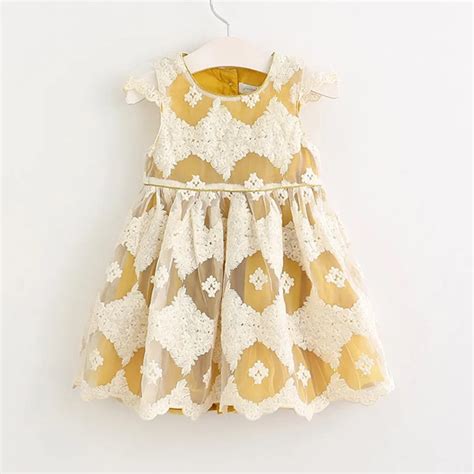 Buy Girl Cotton Lace Dress For Kids Summer New White
