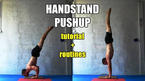 Handstand Pushup 4 Best Exercises Routines Youtube