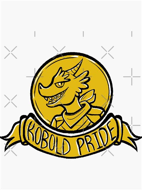 Kobold Pride Gold Dnd Sticker By Aguildart Redbubble