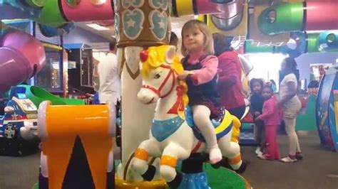Chuck E Cheese Pony Carousel Ride Youtube