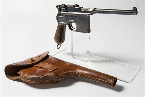 Pre War Commercial Mauser C96 Pistol H403031 Queensland Museum