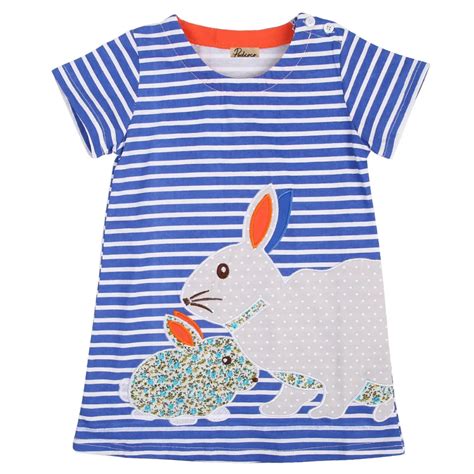 Cute Baby Kids Girls Summer Dress Rabbit Cartoon Clothes 2 7ygirls