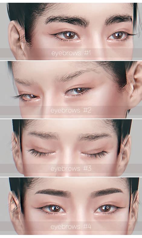 Sims 4 Realistic Eyebrows Hownano