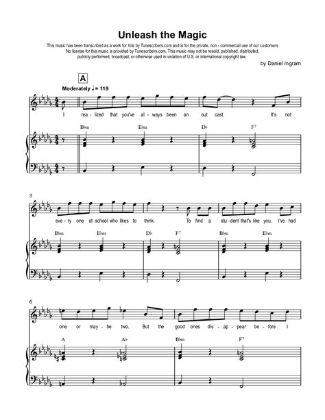 Tunescribers | Unleash the Magic, from My Little Pony Equestria Girls | Sheet Music