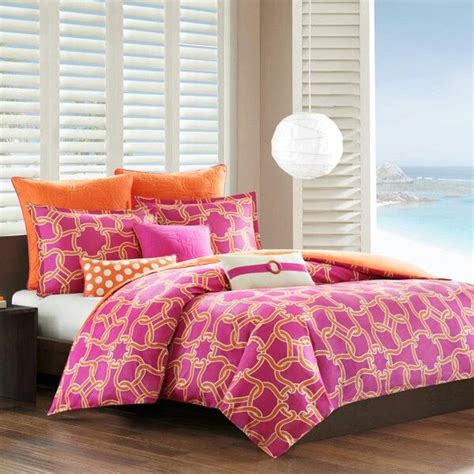 Comforter Pink And Orange Bed Design Pink Duvet Cover Pink Bedding