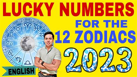 Lucky Numbers For 2023 Based On Your Chinese Zodiac English Youtube