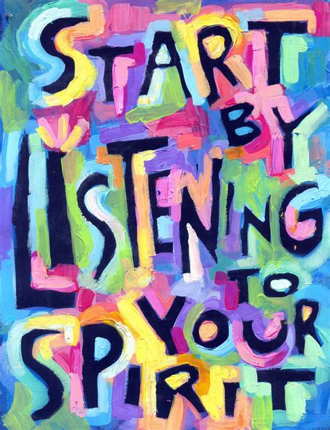 Start By Listening To Your Spirit Vision Board Inspiration Vision
