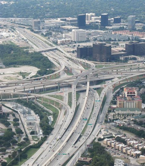 Dallas Fort Worth Freeways High Five Interchange Us 75 At Interstate