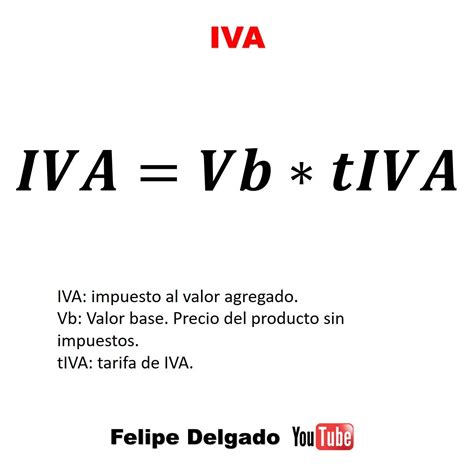 Formula Del Iva Artofit
