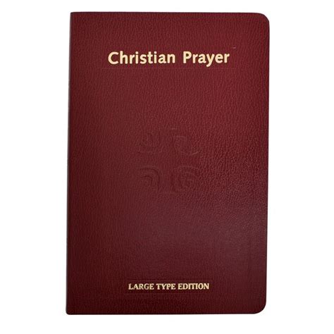 Catholic Book Christian Prayer Large Type