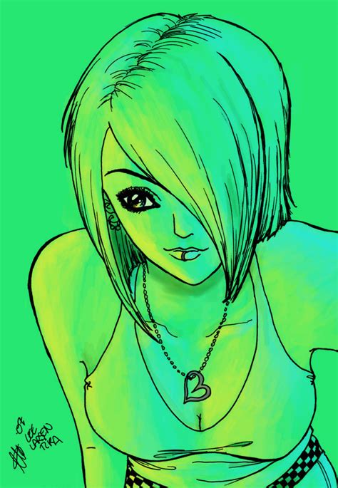 Emo Girl Color By Featherboa50 On Deviantart