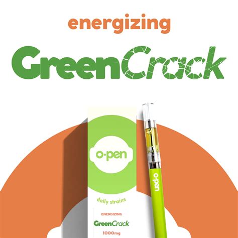 Green Crack Open Daily Strains Cartridge Jane