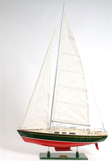 Omega 46 Sailboat Wood Sloop Model Yacht 30 Fully Built Captjimscargo
