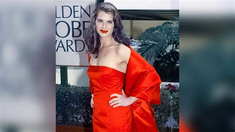 Brooke Shields Daughter Wore Her Moms Vintage Red Carpet Dress To