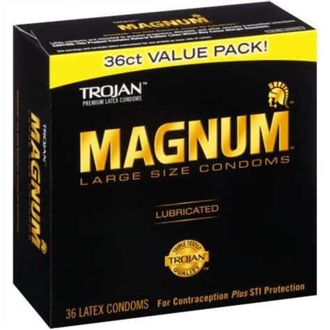 Trojan Magnum Lubricated Large Size Condoms Value Pack Frys Food Stores
